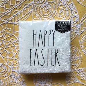 Rae Dunn Napkins Happy Easter Beverage 40 Count